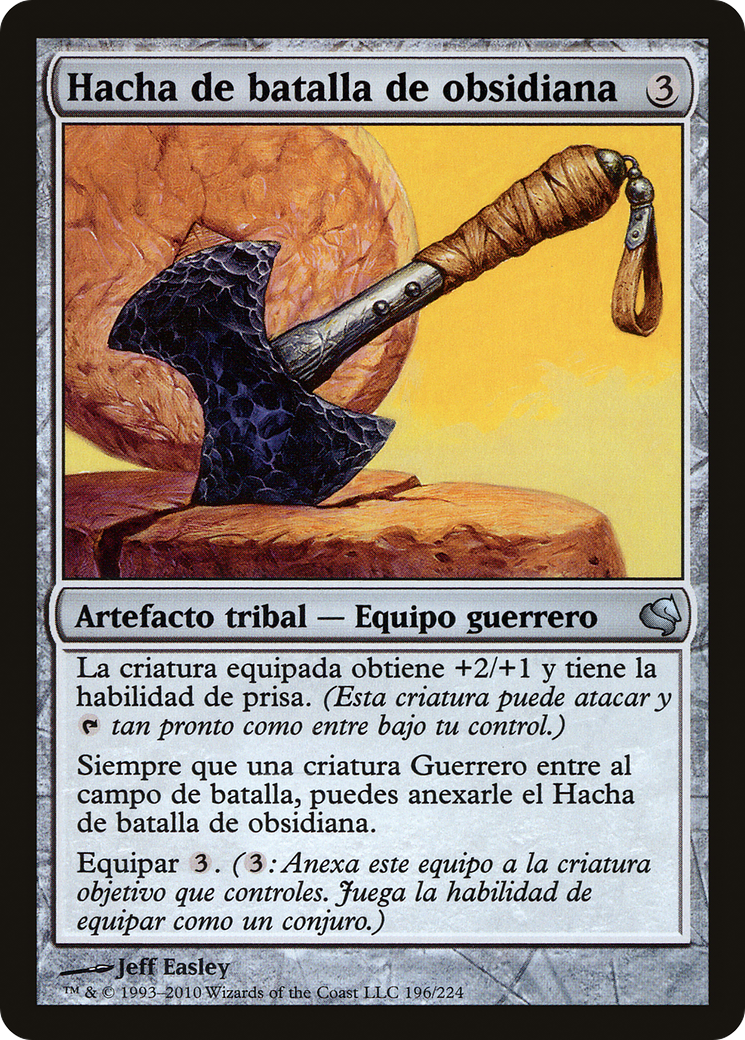 Image of Obsidian Battle-Axe (Spanish) - 