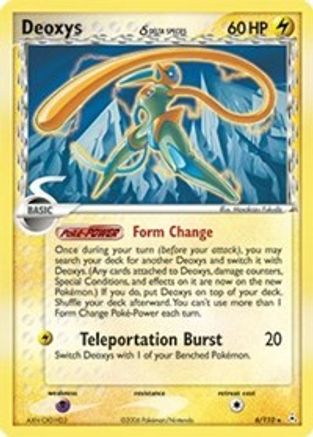 Image of Deoxys (Delta Species - Speed Forme) 006/110  - Reverse Holofoil Holon Phantoms - Holo Rare