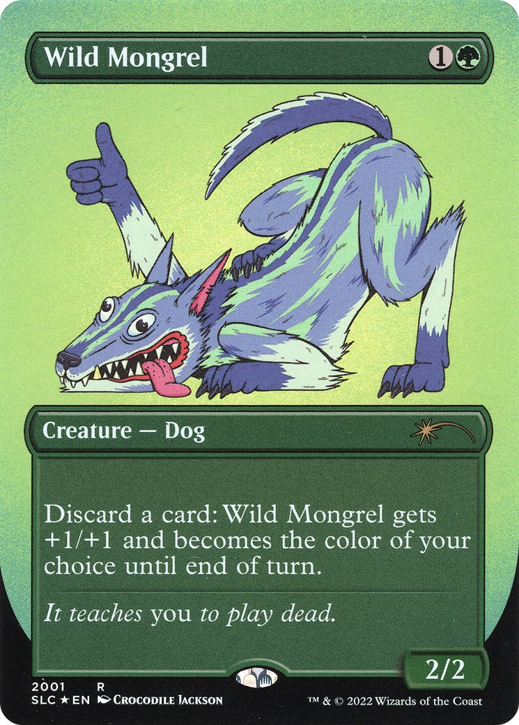 Image of Wild Mongrel (SLC-2001) - Secret Lair Countdown Kit (Borderless)