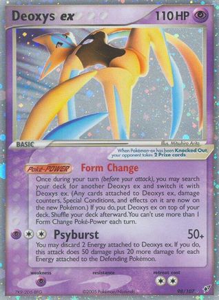 Image of Deoxys ex (Attack Forme) 098  Deoxys - Ultra Rare
