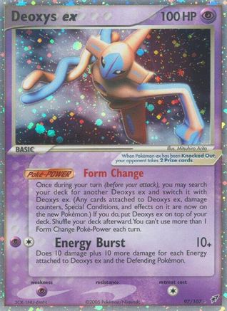 Image of Deoxys ex (Normal Forme) 097  Deoxys - Ultra Rare