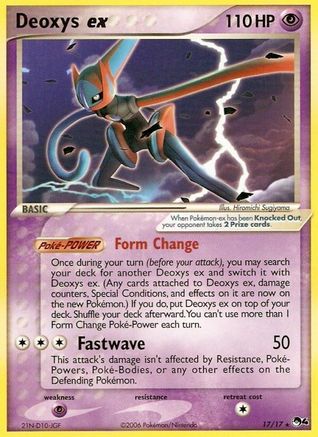 Image of Deoxys ex 017  POP Series 4 - Ultra Rare