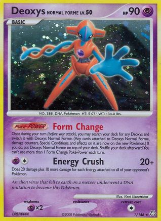 Image of Deoxys Normal Forme 001  - Reverse Holofoil Legends Awakened - Holo Rare