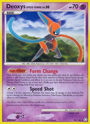 Image of Deoxys Speed Forme 026  Legends Awakened - Rare