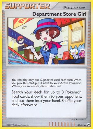 Image of Department Store Girl 085/99  - Reverse Holofoil Arceus - Uncommon