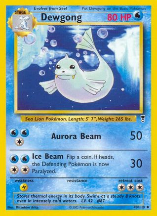 Image of Dewgong 040/110  - Reverse Holofoil Legendary Collection - Uncommon