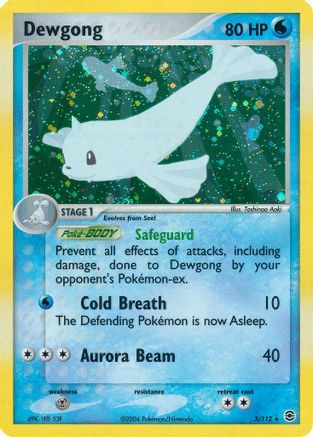 Image of Dewgong 003  FireRed & LeafGreen - Holo Rare