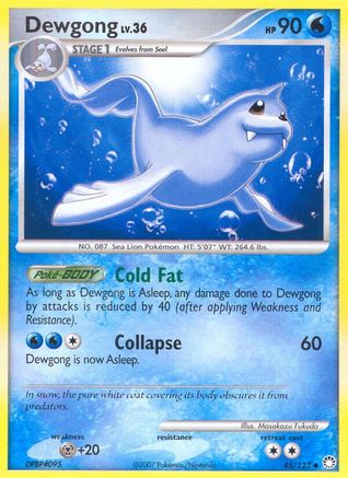 Image of Dewgong 045  Mysterious Treasures - Uncommon