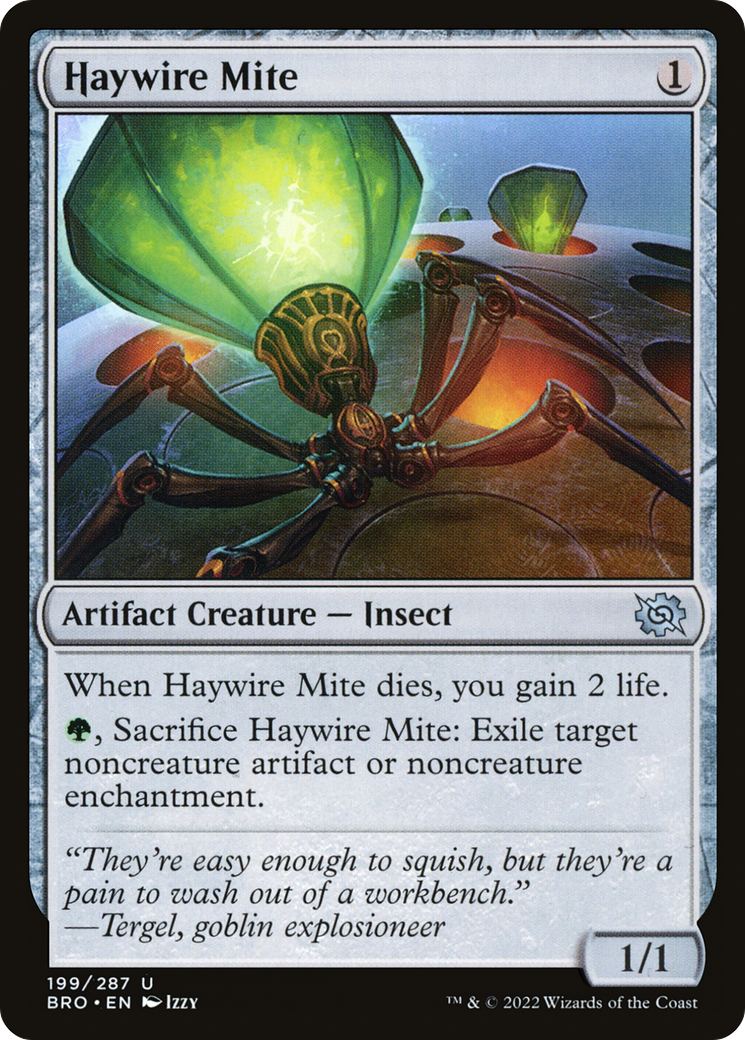 Image of Haywire Mite (BRO-199) - The Brothers' War Foil