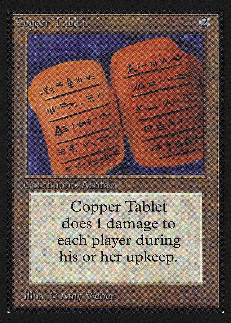 Image of Copper Tablet (CE) (CED-) - Collectors' Edition