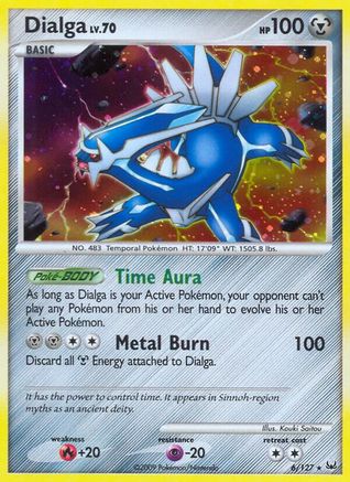 Image of Dialga (6) 006  - Reverse Holofoil Platinum - Holo Rare