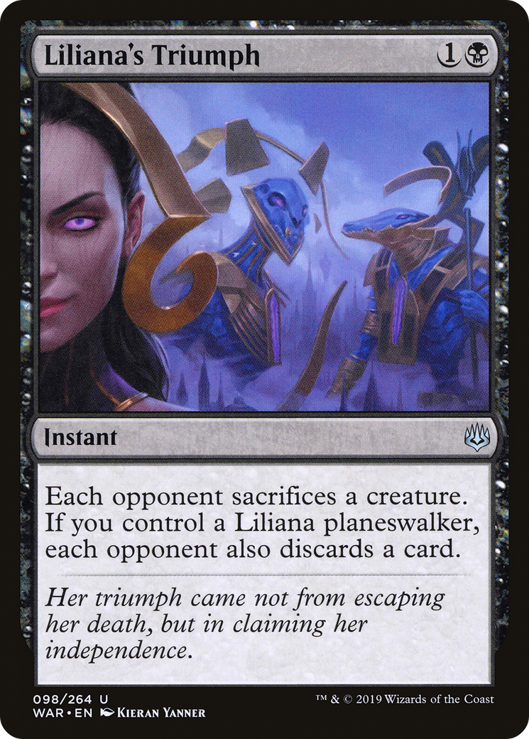 Image of Liliana's Triumph (WAR-098) - War of the Spark Foil
