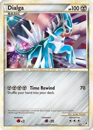 Image of Dialga (Shiny) SL2  - Holofoil Call of Legends - Shiny Holo Rare