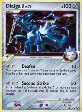 Image of Dialga G 007  - Holofoil Platinum - Holo Rare
