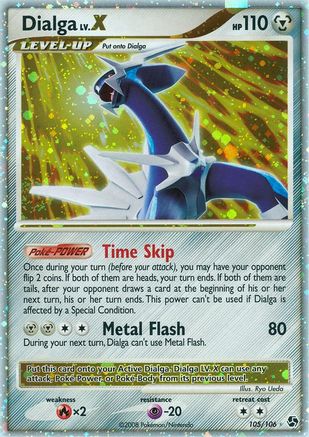 Image of Dialga LV.X 105  - Holofoil Great Encounters - Ultra Rare
