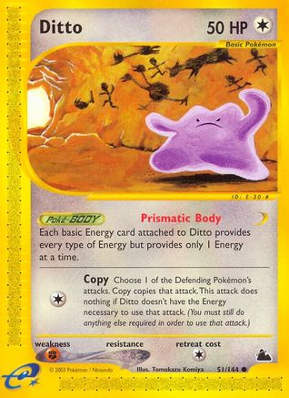 Image of Ditto 051  - Reverse Holofoil Skyridge - Common