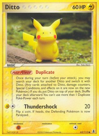 Image of Ditto 063/113  - Reverse Holofoil Delta Species - Common