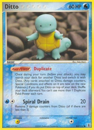 Image of Ditto 064/113  - Reverse Holofoil Delta Species - Common