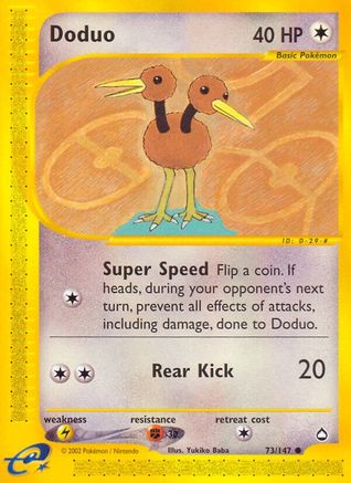 Image of Doduo 073/147  Aquapolis - Common