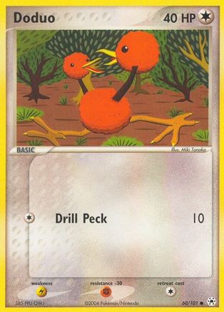 Image of Doduo 060  - Reverse Holofoil Hidden Legends - Common