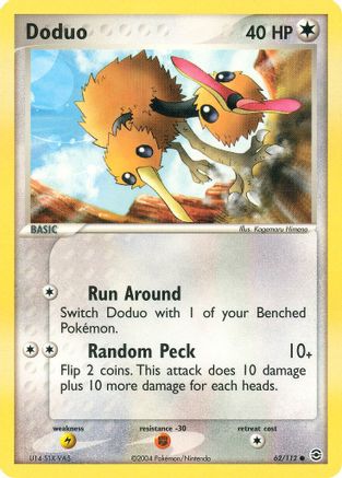 Image of Doduo 062/112  FireRed & LeafGreen - Common