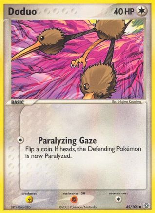 Image of Doduo 045  Emerald - Common