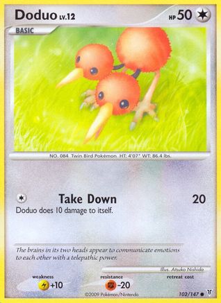 Image of Doduo 102  Supreme Victors - Common