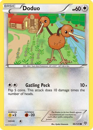 Image of Doduo 099  Plasma Storm - Common