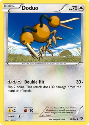 Image of Doduo 098  XY Base Set - Common