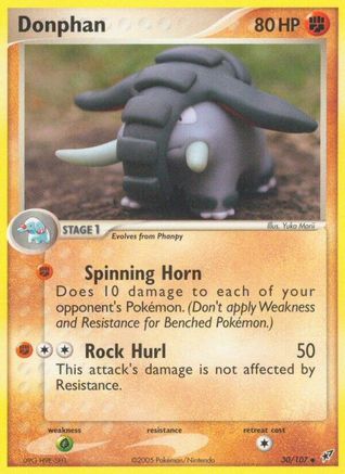 Image of Donphan 030  Deoxys - Uncommon