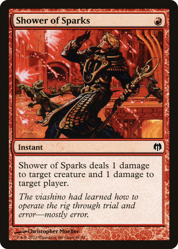 Image of Shower of Sparks (DDL-061) - Duel Decks: Heroes vs. Monsters