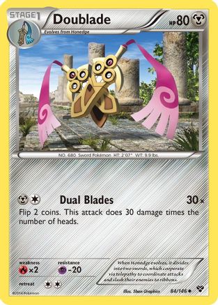 Image of Doublade 084  XY Base Set - Uncommon