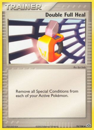 Image of Double Full Heal 076  - Reverse Holofoil Emerald - Uncommon
