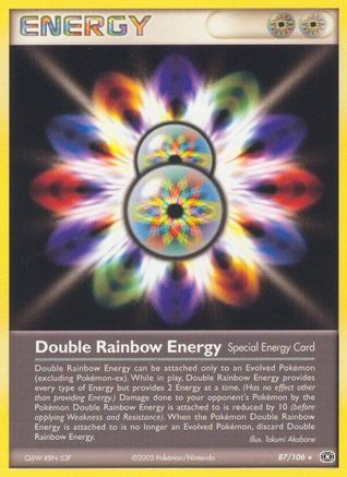 Image of Double Rainbow Energy 087  Emerald - Rare