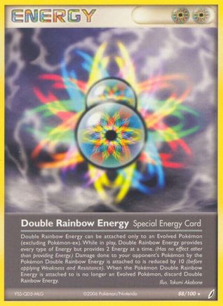 Image of Double Rainbow Energy 088/100  - Reverse Holofoil Crystal Guardians - Rare