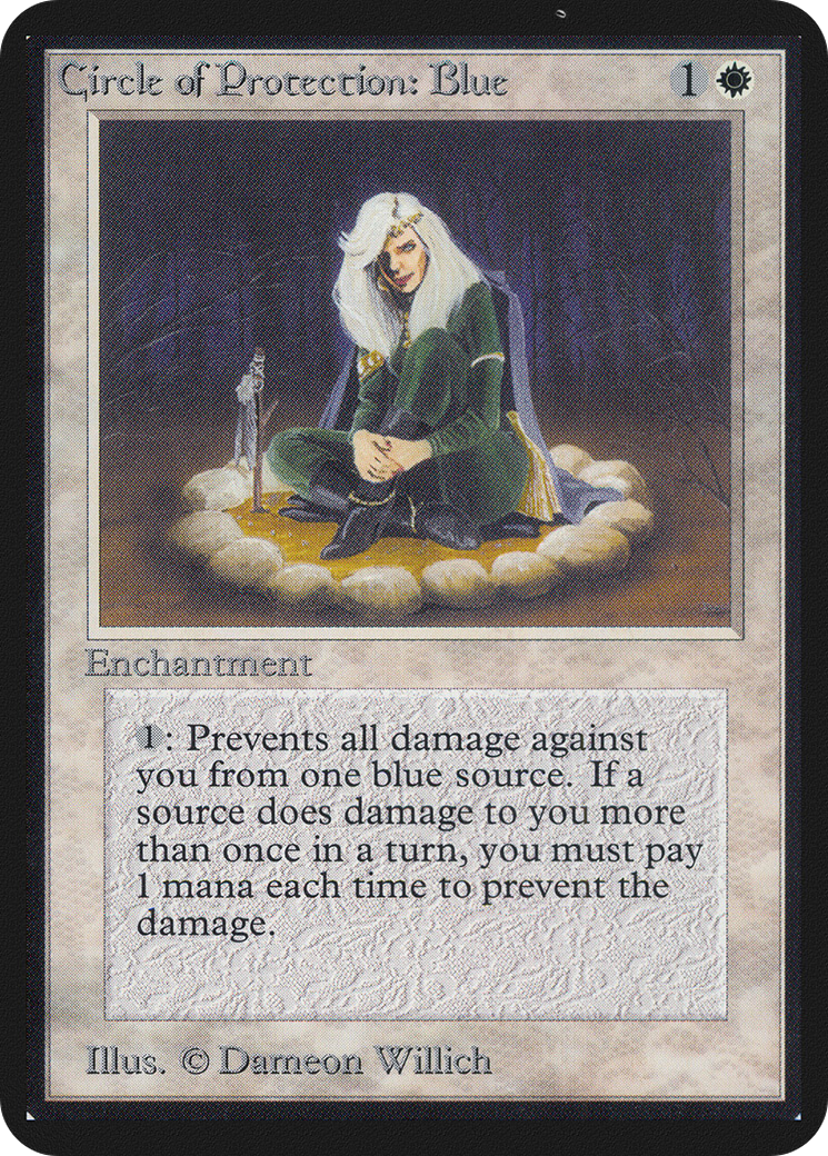 Image of Circle of Protection: Blue (LEA-) - Limited Edition Alpha