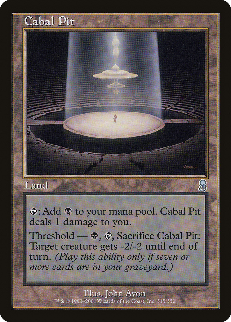 Image of Cabal Pit (ODY-315) - Odyssey Foil