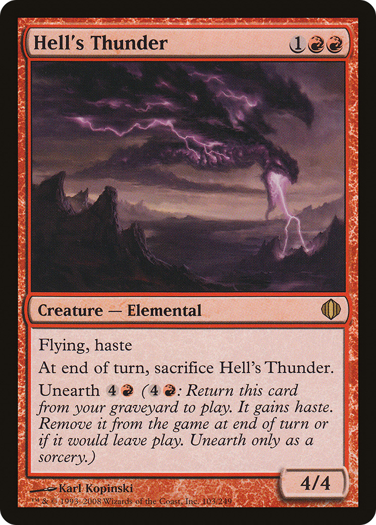Image of Hell's Thunder (ALA-103) - Shards of Alara