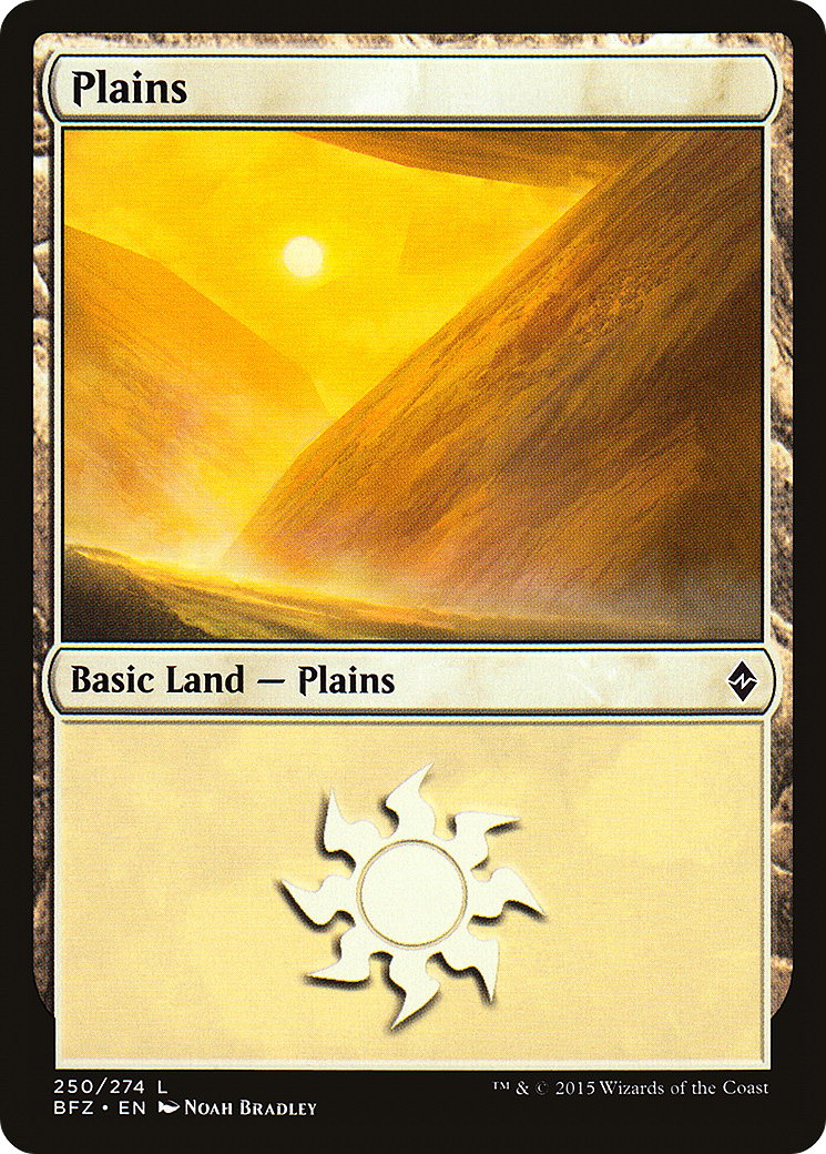 Image of Plains (250) (BFZ-250A) - Battle for Zendikar