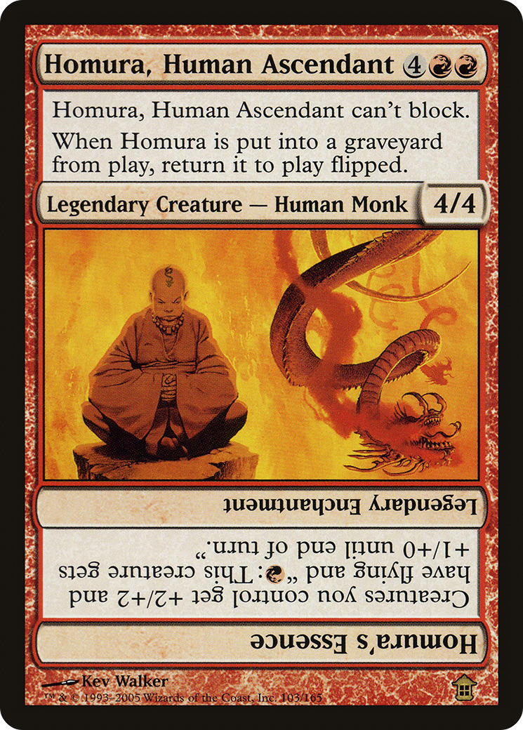 Image of Homura, Human Ascendant (SOK-103) - Saviors of Kamigawa Foil