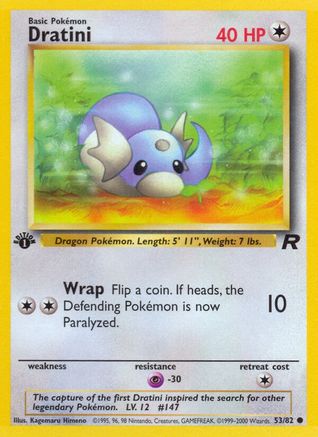 Image of Dratini 053/82  - Unlimited Team Rocket - Common