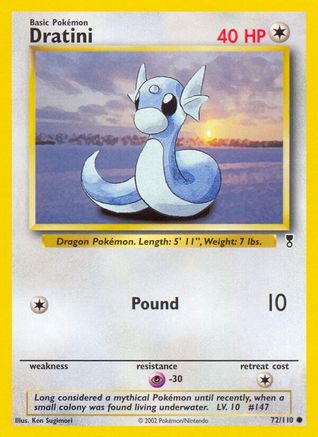 Image of Dratini 072/110  - Reverse Holofoil Legendary Collection - Common