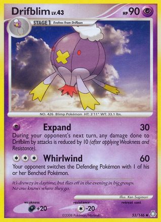 Image of Drifblim 053  - Reverse Holofoil Legends Awakened - Uncommon
