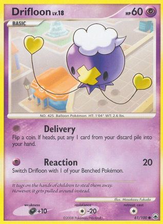 Image of Drifloon 061  Majestic Dawn - Common