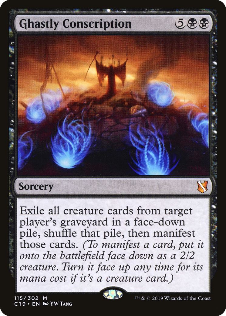 Image of Ghastly Conscription (C19-115) - Commander 2019