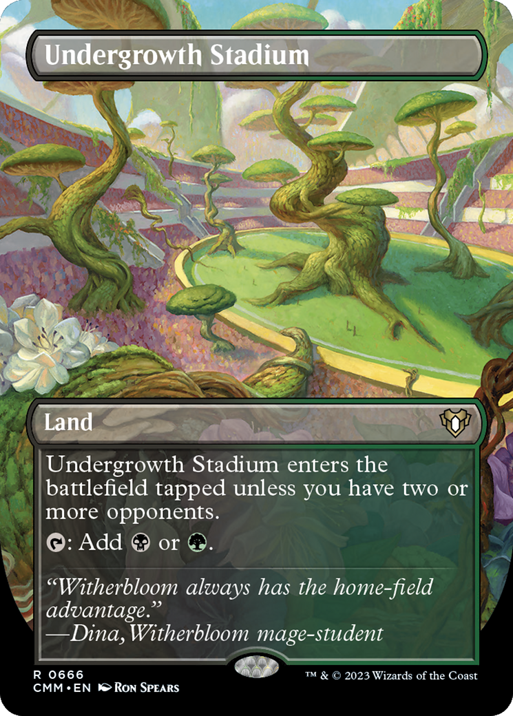 Image of Undergrowth Stadium (Borderless) (CMM-666) - Commander Masters (Borderless)
