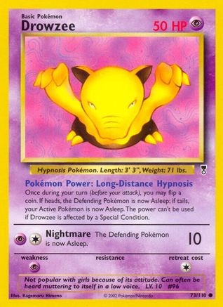 Image of Drowzee 073  - Reverse Holofoil Legendary Collection - Common