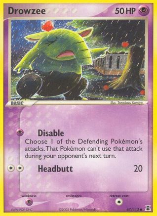 Image of Drowzee 067/113  Delta Species - Common