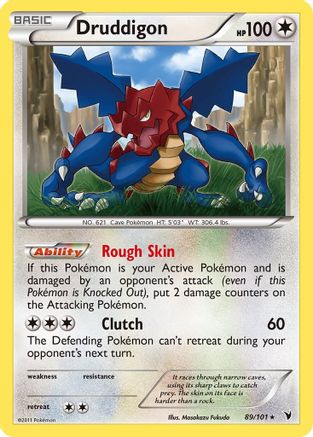 Image of Druddigon 089  Noble Victories - Rare