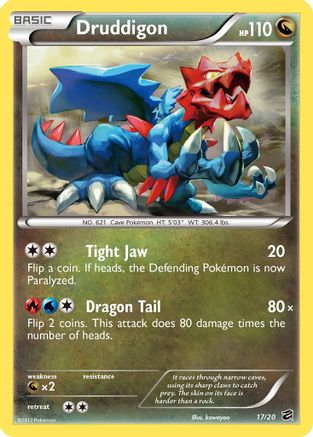 Image of Druddigon 017/20  - Holofoil Dragon Vault - Holo Rare